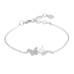 Snö of Sweden rannekoru Vega, hopea/kirkas