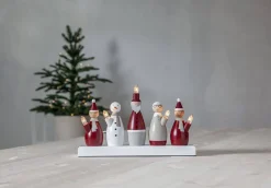 Star Trading 5-haarainen kynttelikkö Tomtefamilj