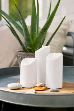 Star Trading LED-kynttilä Flamme 15 cm IP44 valkoinen