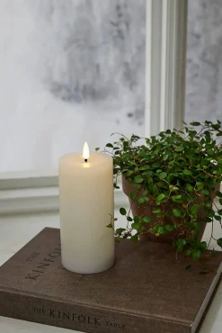 Star Trading LED-kynttilä Flamme Flow 17,5 cm valkoinen