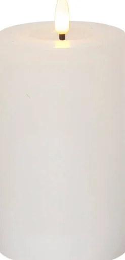 Star Trading LED-kynttilä Flamme Flow 15 cm valkoinen