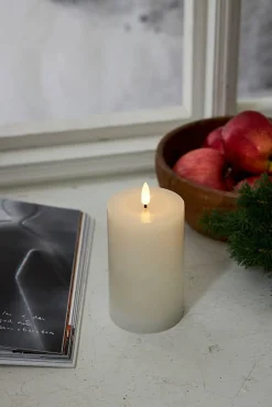 Star Trading LED-kynttilä Flamme Flow 15 cm valkoinen