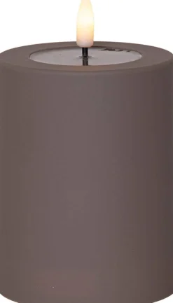 Star Trading LED-kynttilä Flamme Soft 12,5 cm ruskea