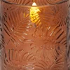 Star Trading LED-kynttilä Flamme Leaf 10 cm ruskea