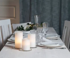 Star Trading LED-kynttilä May valkoinen 3 kpl