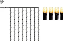 Star Trading valoverho Golden Warm White 80 LED musta 1,3x1,