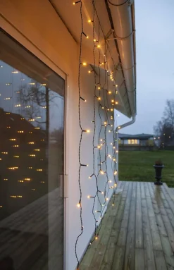 Star Trading valoverho Golden Warm White 80 LED musta 1,3x1,