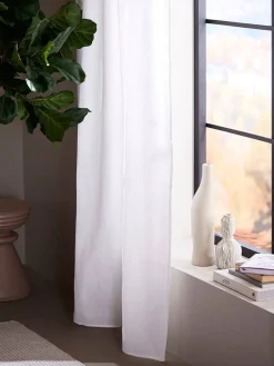 Svanefors verhot Cecil 145x260 cm l.valkoinen 2 kpl