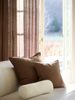 Svanefors verhot Julie 145x280 cm mokka 2 kpl