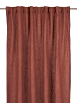 Svanefors verhot Julie 145x280 cm tiilenpunainen 2 kpl