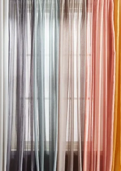 Svanefors verhot Rimy 140x300 cm vaalea turkoosi 2 kpl