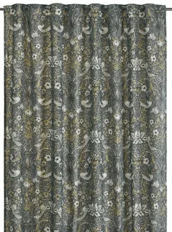 Svanefors verhot Vilja 130x250 cm harmaa 2 kpl