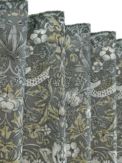 Svanefors verhot Vilja 130x250 cm harmaa 2 kpl