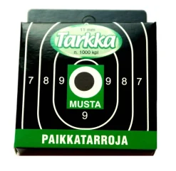 Tarkka Paikkatarra 11 mm musta