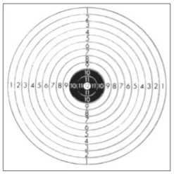 Tarkka Pienoiskivääritaulu 11 14x14 cm 100 kpl