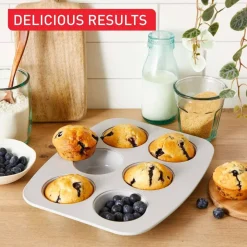 Tefal muffinivuoka 6 kuppia Ceramik 27,5x22,5 cm