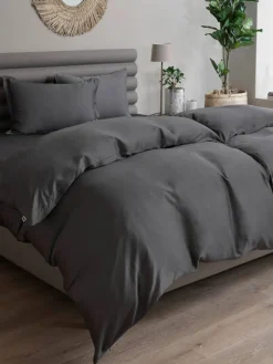 TEMPUR pussilakana Silky Bamboo 150x210 cm anthracite