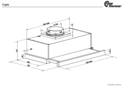 Thermex liesituuletin Thermex Copic 500 mm valkoinen
