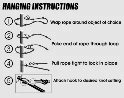 Ticket to the moon kiinnitysköysipussi Hammock