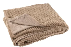 Torkkupeitto 130x180 cm taupe