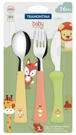 Tramontina aterinsetti Baby Friends 3 kpl