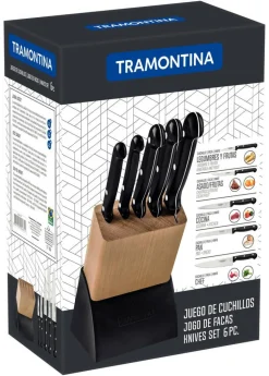 Tramontina veitsitukki Ultracorte 6 osaa