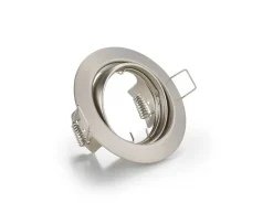 Trio Lighting alasavalo Jura GU10 harjattu teräs pyöreä