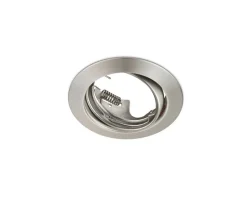 Trio Lighting alasavalo Jura GU10 harjattu teräs pyöreä