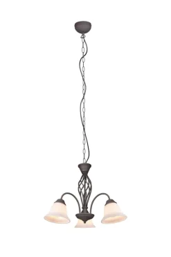 Trio Lighting kattokruunu Rustica 3-os E27 rustiikki