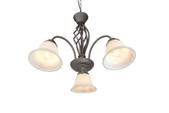 Trio Lighting kattokruunu Rustica 3-os E27 rustiikki