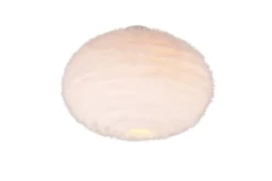 Trio Lighting kattovalaisin Furry 2xE27 hiekanvalkoinen