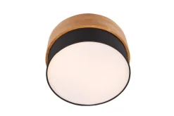 Trio Lighting kattovalaisin Seasons 30 cm E14 musta/puu