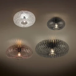 Trio Lighting kattovalaisin Johann 30 cm E27 mattamusta