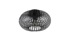 Trio Lighting kattovalaisin Johann 30 cm E27 mattamusta