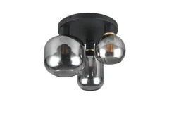 Trio Lighting kattovalaisin Diva 3-os E27 mattamusta/kromatt