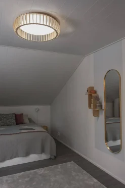 Trio Lighting kattovalaisin Monte LED 60 cm puu