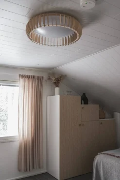 Trio Lighting kattovalaisin Monte LED 60 cm puu