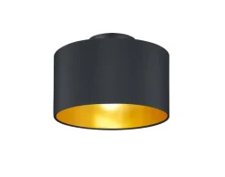 Trio Lighting kattovalaisin Hostel 2xE14 mattamusta/kulta