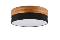 Trio Lighting kattovalaisin Seasons 50 cm E27 musta/puu