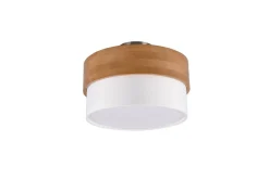 Trio Lighting kattovalaisin Seasons 30 cm E14 valkoinen/puu