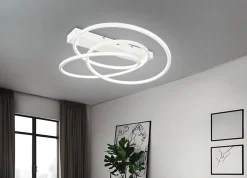 Trio Lighting kattovalaisin Darvin LED mattavalkoinen