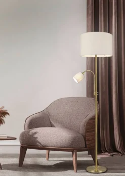 Trio Lighting lattiavalaisin Hotel E27+E14 mattamessinki