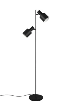 Trio Lighting lattiavalaisin Agudo 2xE27 mattamusta