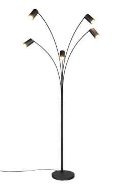 Trio Lighting lattiavalaisin Marley 5-os GU10 mattamusta