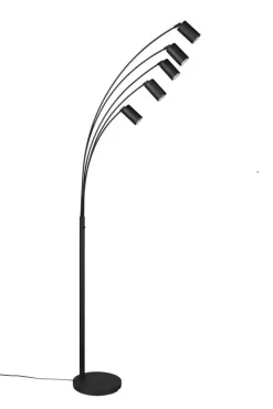 Trio Lighting lattiavalaisin Marley 5-os GU10 mattamusta