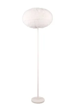 Trio Lighting lattiavalaisin Furry E27 hiekanvalkoinen