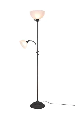 Trio Lighting lattiavalaisin Country E27+E14 rustiikki