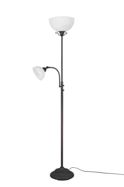 Trio Lighting lattiavalaisin Country E27+E14 rustiikki
