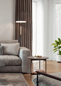 Trio Lighting lattiavalaisin Celeste LED mattamusta/valkoine