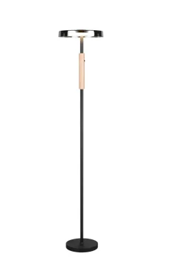 Trio Lighting lattiavalaisin Celeste LED mattamusta/valkoine